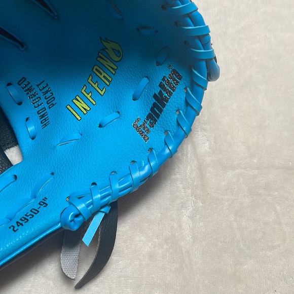 Boys Blue & Black Ball Glove - Picture 4 of 5